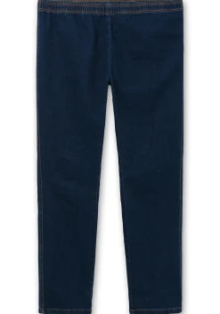 Schmale Jeans mit Stretchbund, ohne Taschen