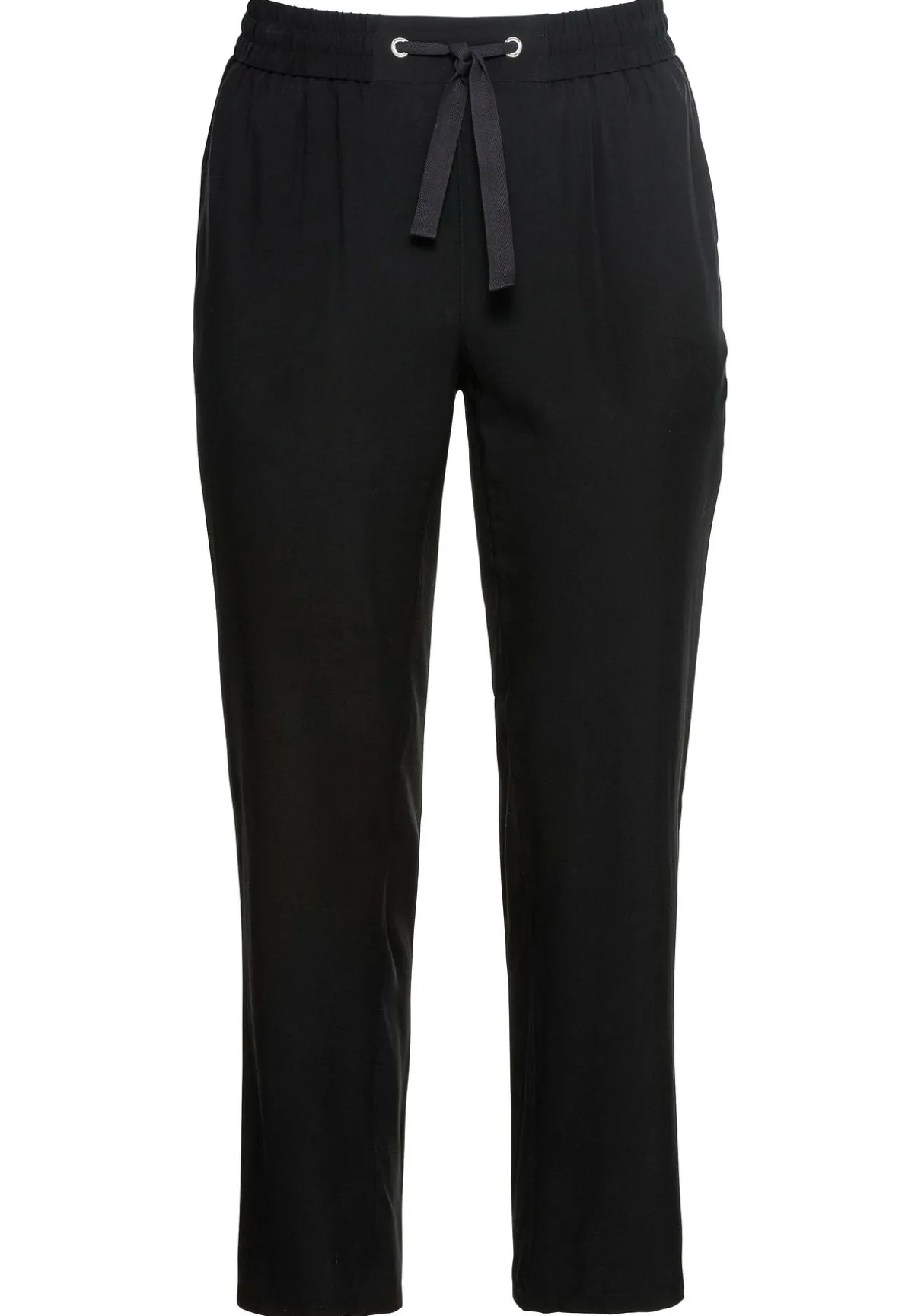 Schmale Joggpants mit Schlupfbund und Eingrifftaschen