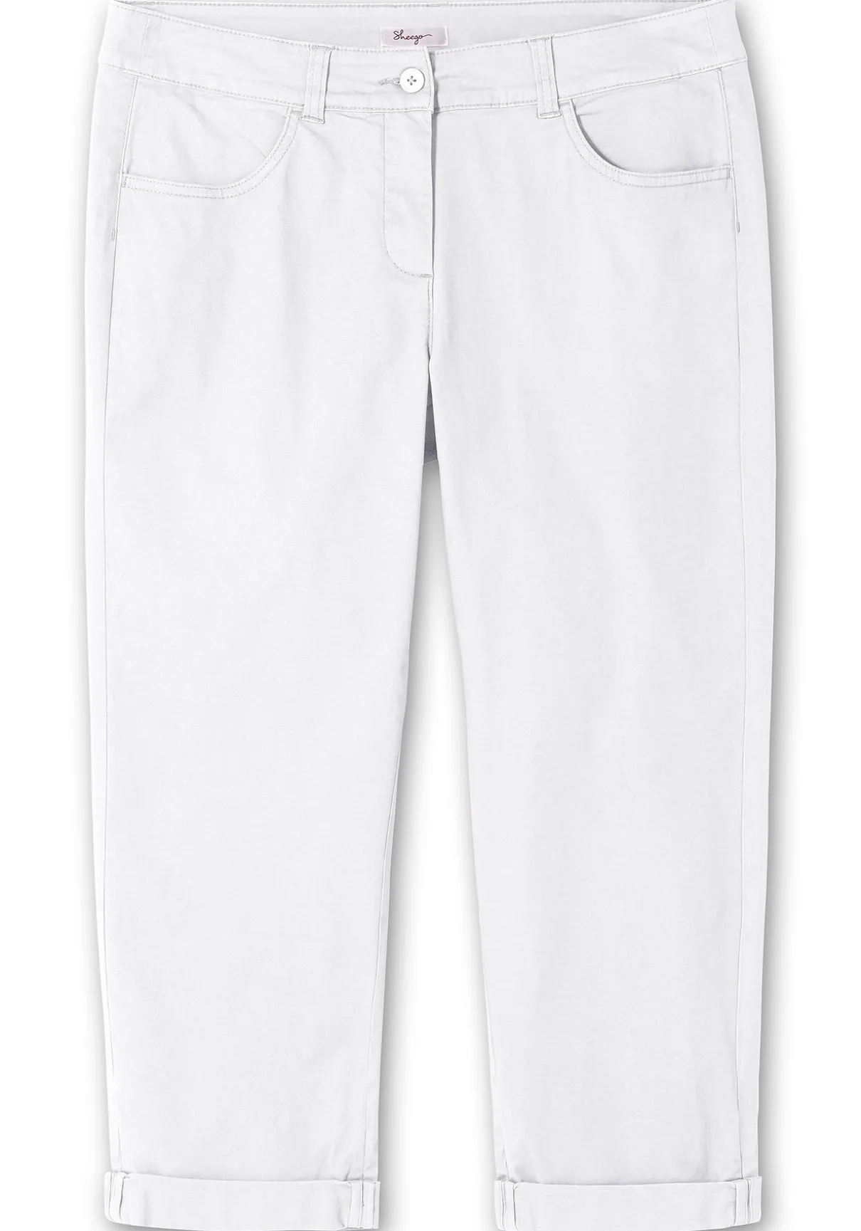 Schmale Stretch-Hose in 7/8-Länge