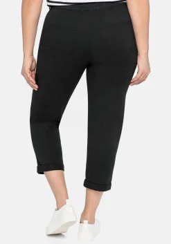 Schmale Stretch-Hose in 7/8-Länge