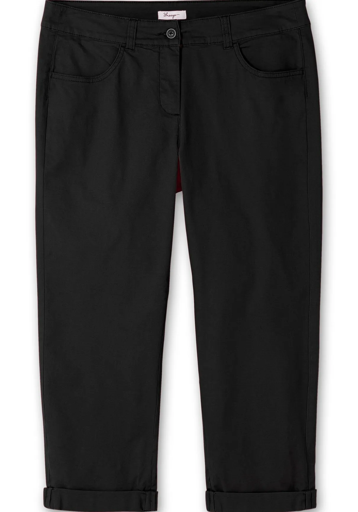 Schmale Stretch-Hose in 7/8-Länge