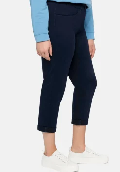 Schmale Stretch-Hose in 7/8-Länge