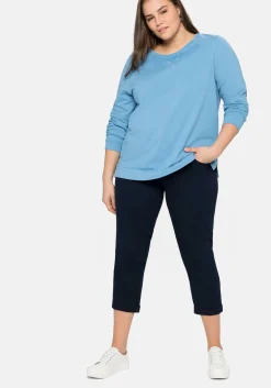 Schmale Stretch-Hose in 7/8-Länge