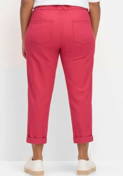 Schmale Stretch-Hose in 7/8-Länge