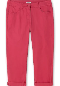 Schmale Stretch-Hose in 7/8-Länge