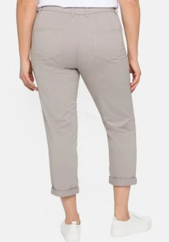 Schmale Stretch-Hose in 7/8-Länge