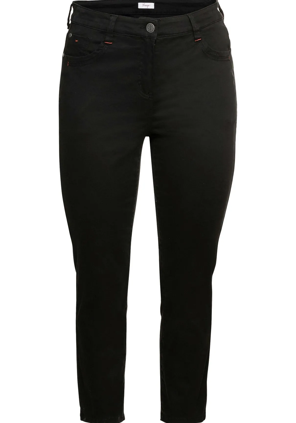 Schmale Stretchhose in Twill-Qualität