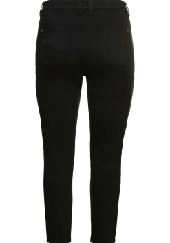 Schmale Stretchhose in Twill-Qualität