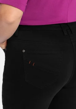 Schmale Stretchhose in Twill-Qualität