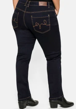 Schmale Stretch-Jeans im 5-Pocket-Stil