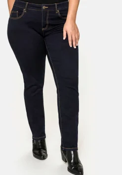 Schmale Stretch-Jeans im 5-Pocket-Stil