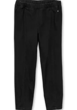 Schmale Thermohose mit Gummibund, innen angeraut