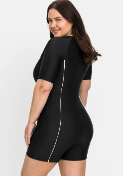 Schwimmanzug mit kurzem Ärmel und kurzem Bein