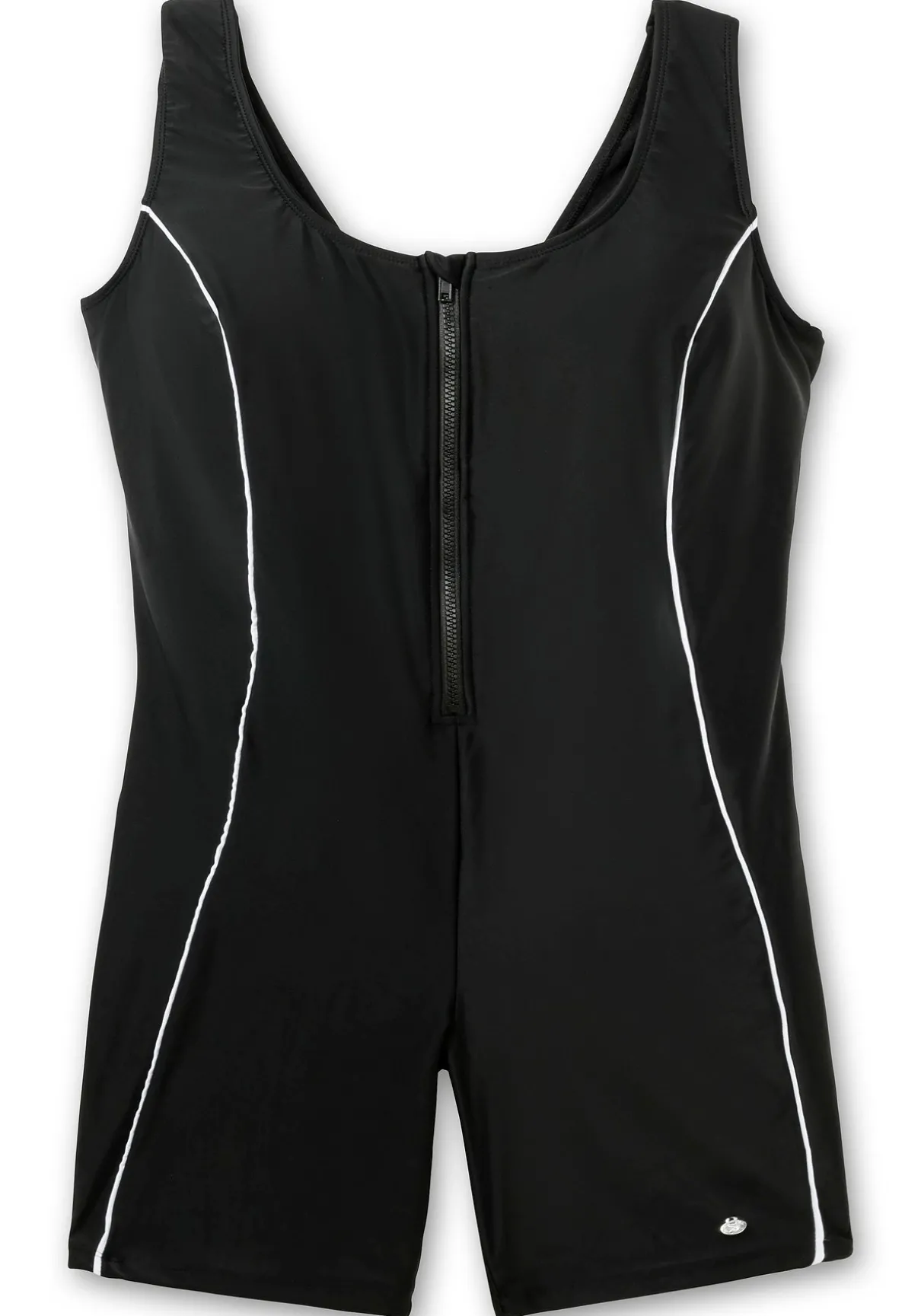 Schwimmanzug mit Reißverschluss und kurzem Bein