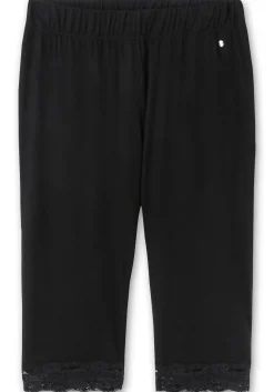 Set aus floralem Jerseyshirt und 3/4-Leggings