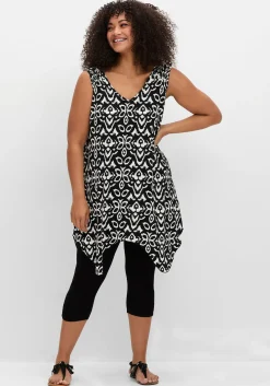 Set aus langem Zipfeltop und Leggings