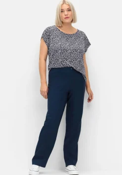 Shirt mit floralem Minimal-Alloverdruck