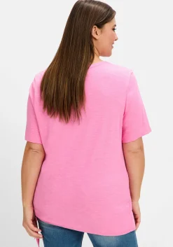 Shirt mit Knotendetail am Saum