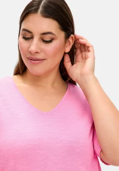 Shirt mit Knotendetail am Saum