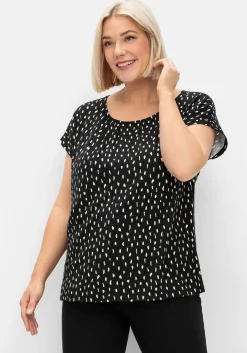 Shirt mit Minimal-Alloverdruck