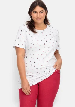 Shirt mit Minimal-Alloverprint