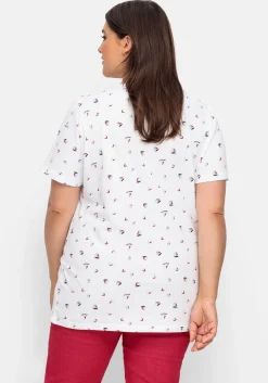 Shirt mit Minimal-Alloverprint