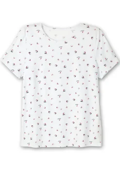 Shirt mit Minimal-Alloverprint
