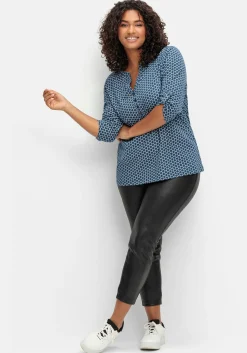 Shirt mit 3/4-Ärmeln und Grafikprint