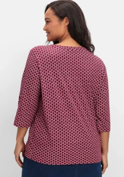 Shirt mit 3/4-Ärmeln und Grafikprint