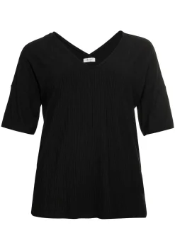 Shirt mit V-Ausschnitt, in Oversized-Form