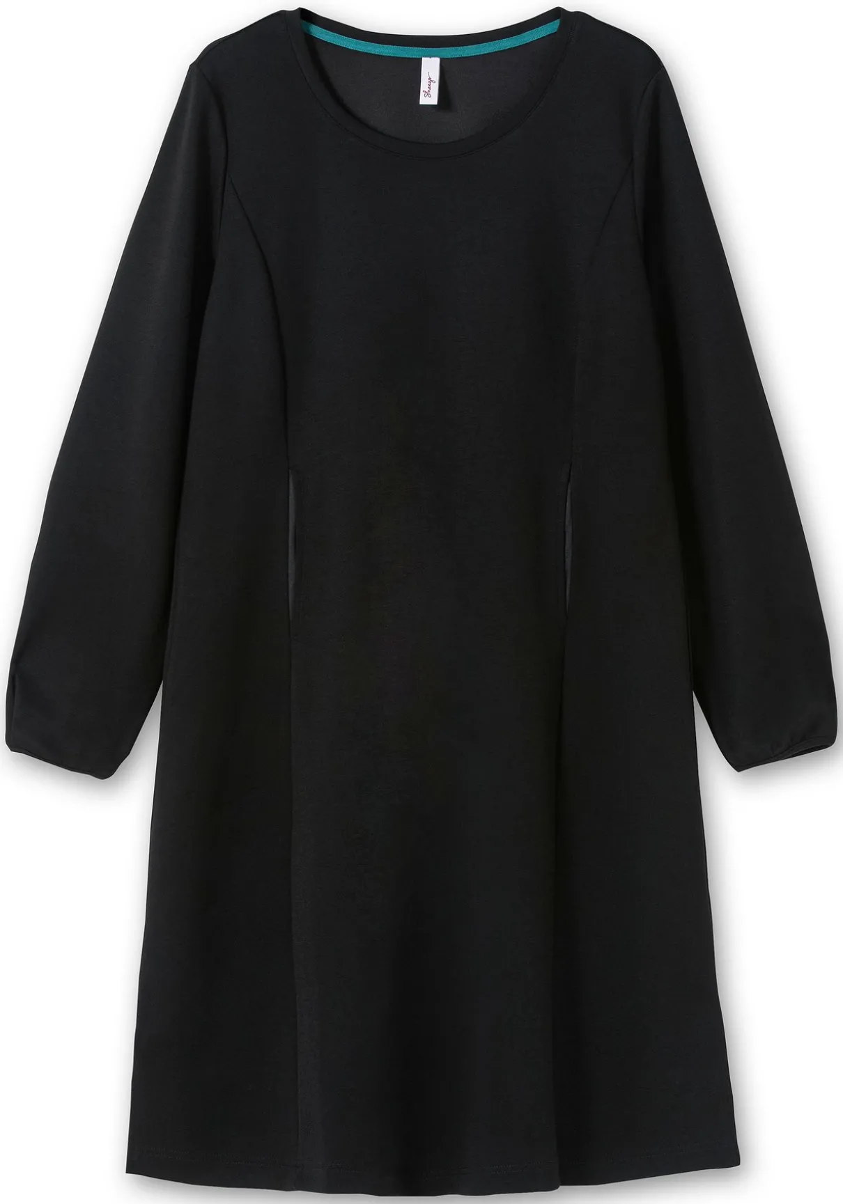 Shirtkleid in schwerer Qualität, mit Raffung hinten