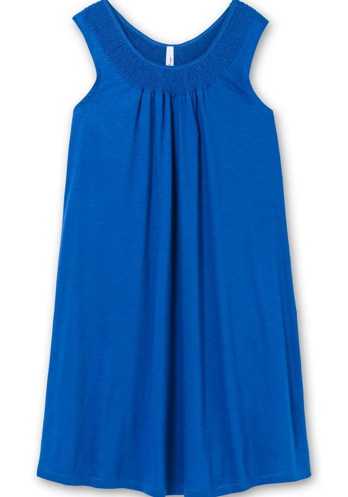 Shirtkleid mit Smok-Einsatz, in A-Linie