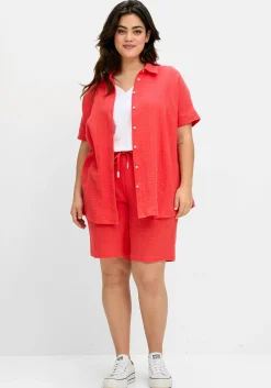 Shorts mit Schlupfbund, aus Musselin