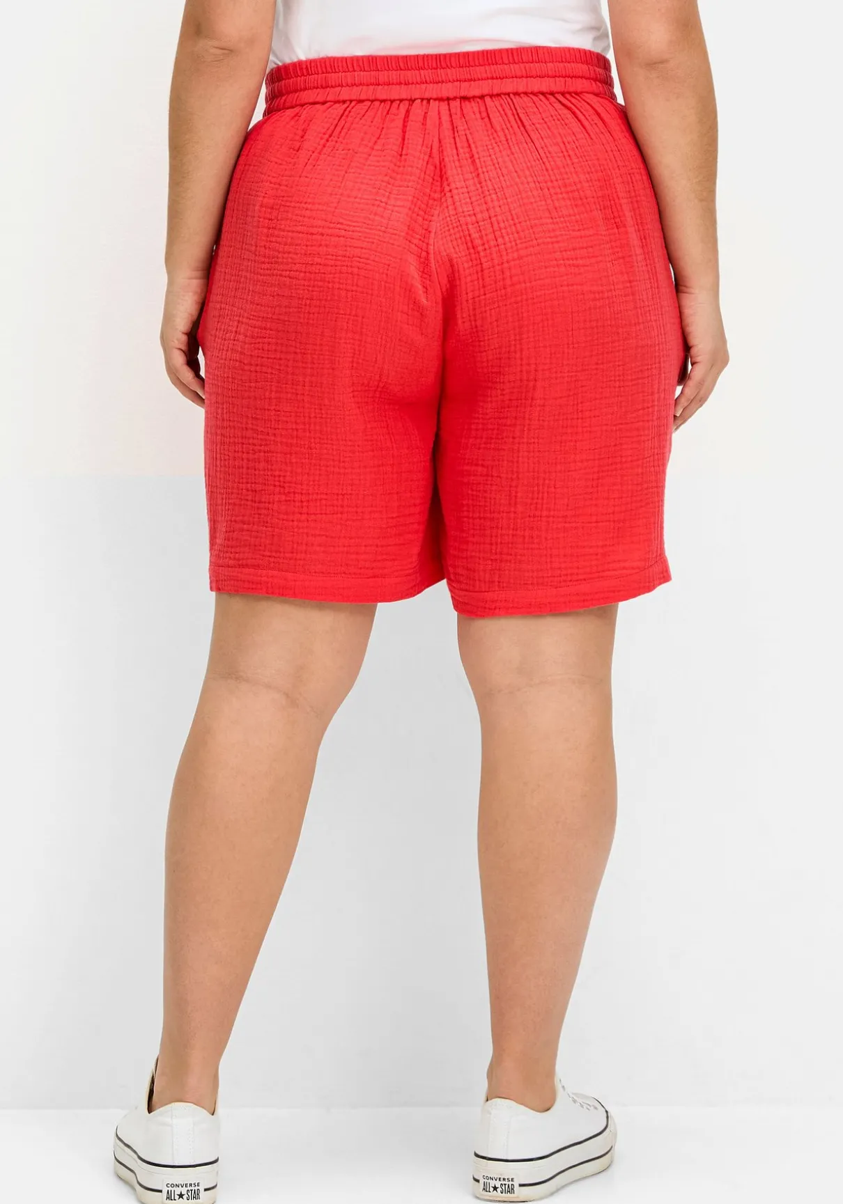 Shorts mit Schlupfbund, aus Musselin