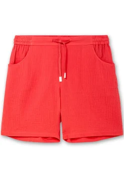 Shorts mit Schlupfbund, aus Musselin