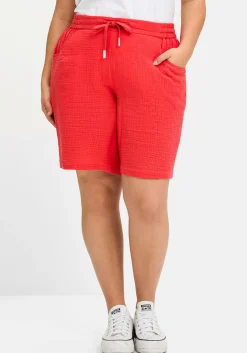 Shorts mit Schlupfbund, aus Musselin