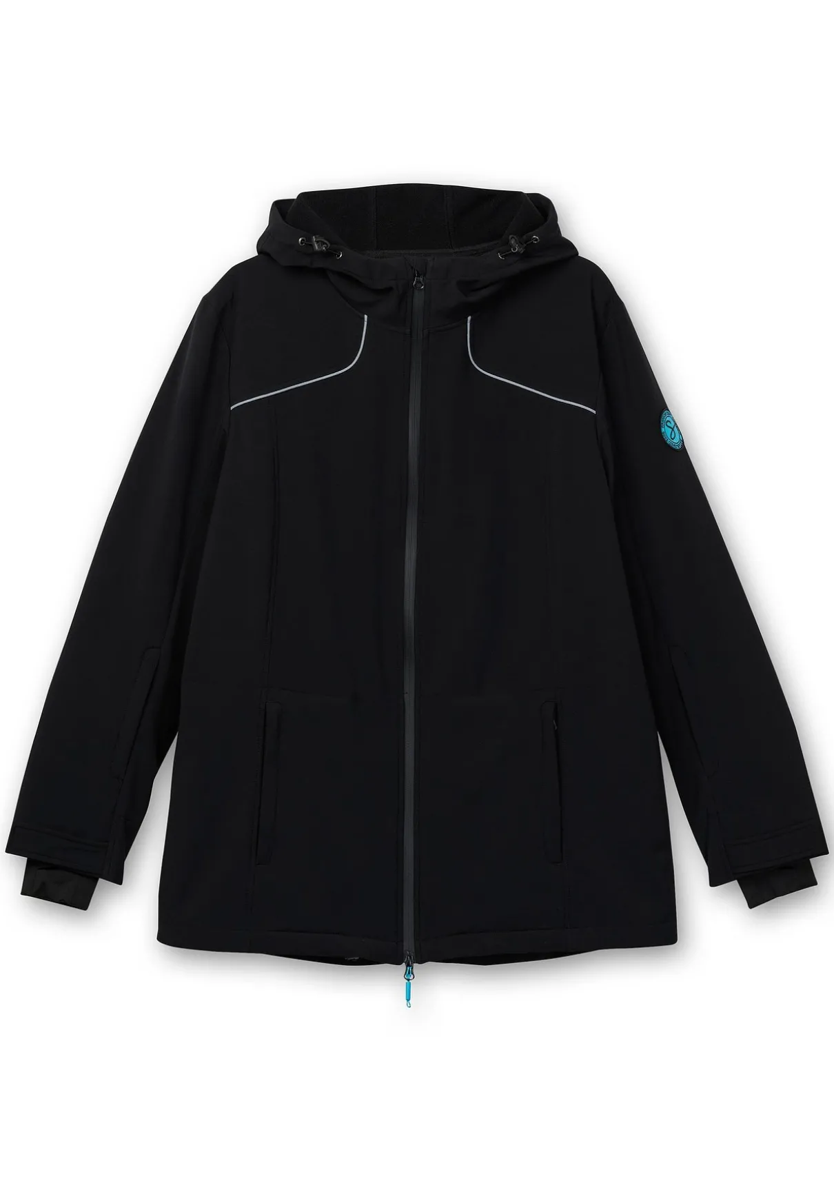 Skijacke aus Softshell, wasser- und windabweisend