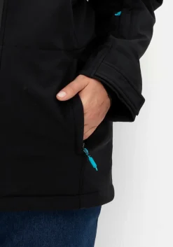 Skijacke aus Softshell, wasser- und windabweisend