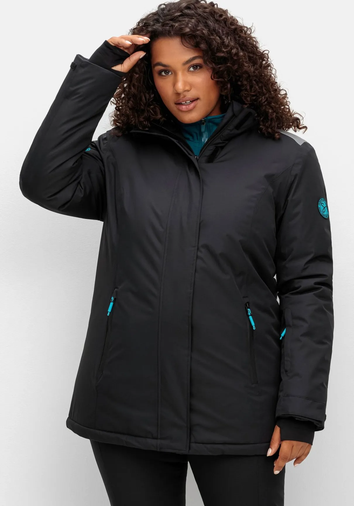 Skijacke, wasser- und winddicht, atmungsaktiv