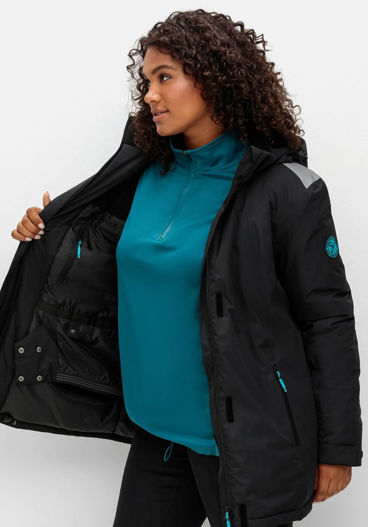 Skijacke, wasser- und winddicht, atmungsaktiv