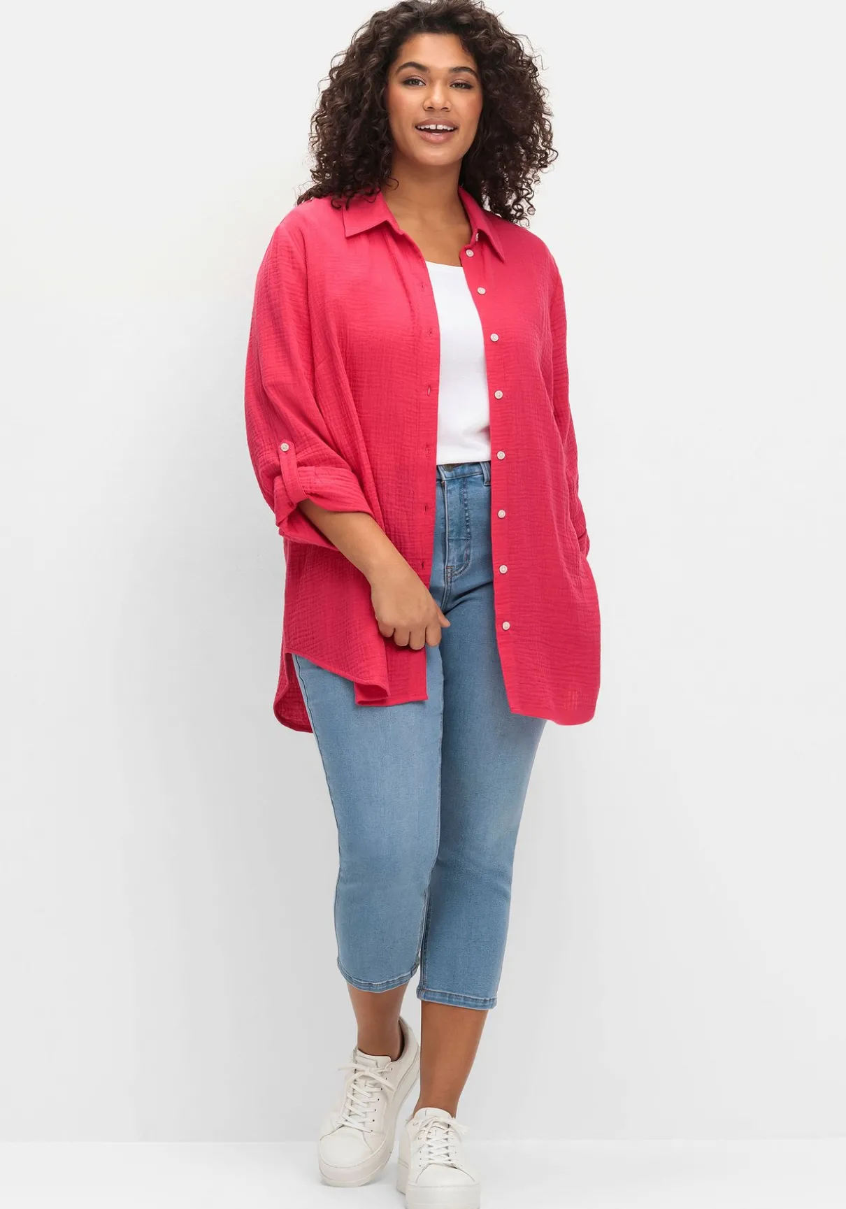 Skinny 7/8-Jeans in Powerstretch-Qualität