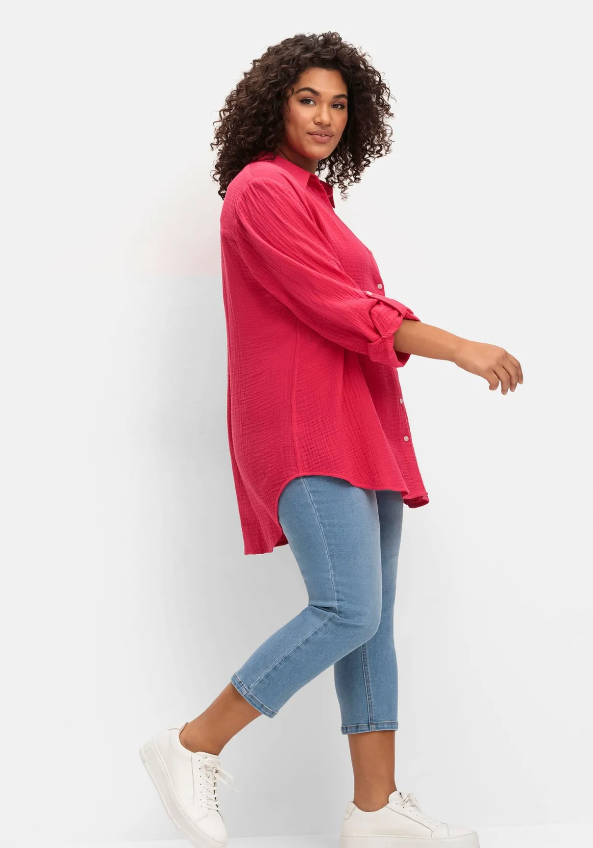 Skinny 7/8-Jeans in Powerstretch-Qualität