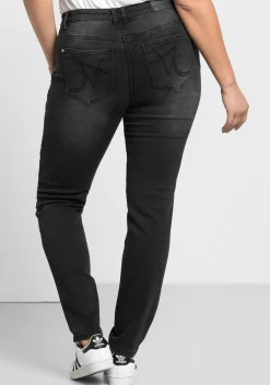 Skinny Power-Stretch-Jeans im Biker-Look