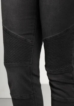 Skinny Power-Stretch-Jeans im Biker-Look