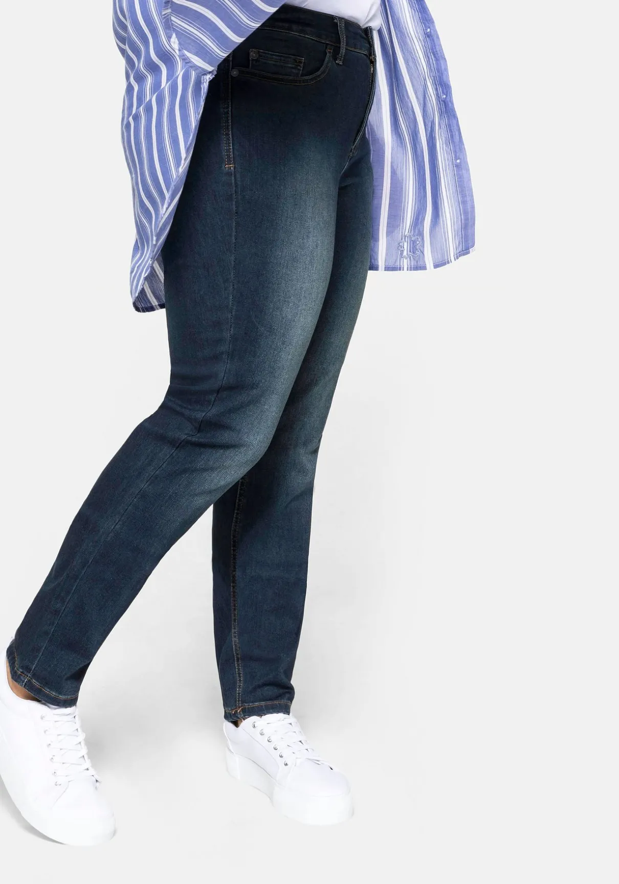 Skinny Power-Stretch-Jeans in 5-Pocket-Form