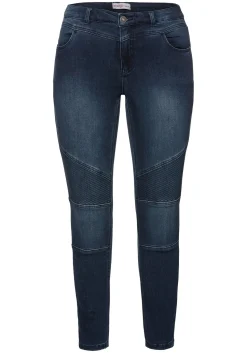 Skinny Power-Stretch-Jeans im Biker-Look