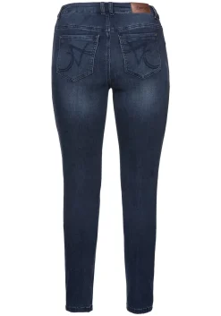 Skinny Power-Stretch-Jeans im Biker-Look