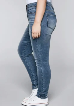 Skinny Stretch-Jeans mit Bodyforming-Effekt