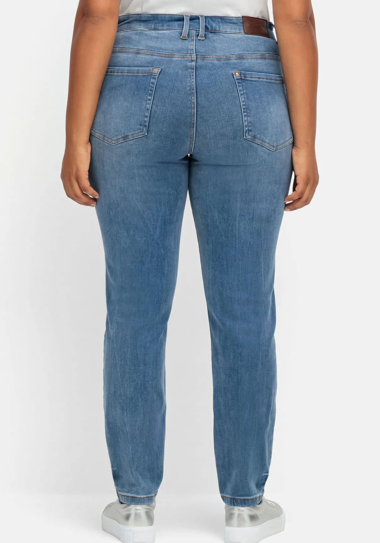 Skinny Stretch-Jeans mit Bodyforming-Effekt