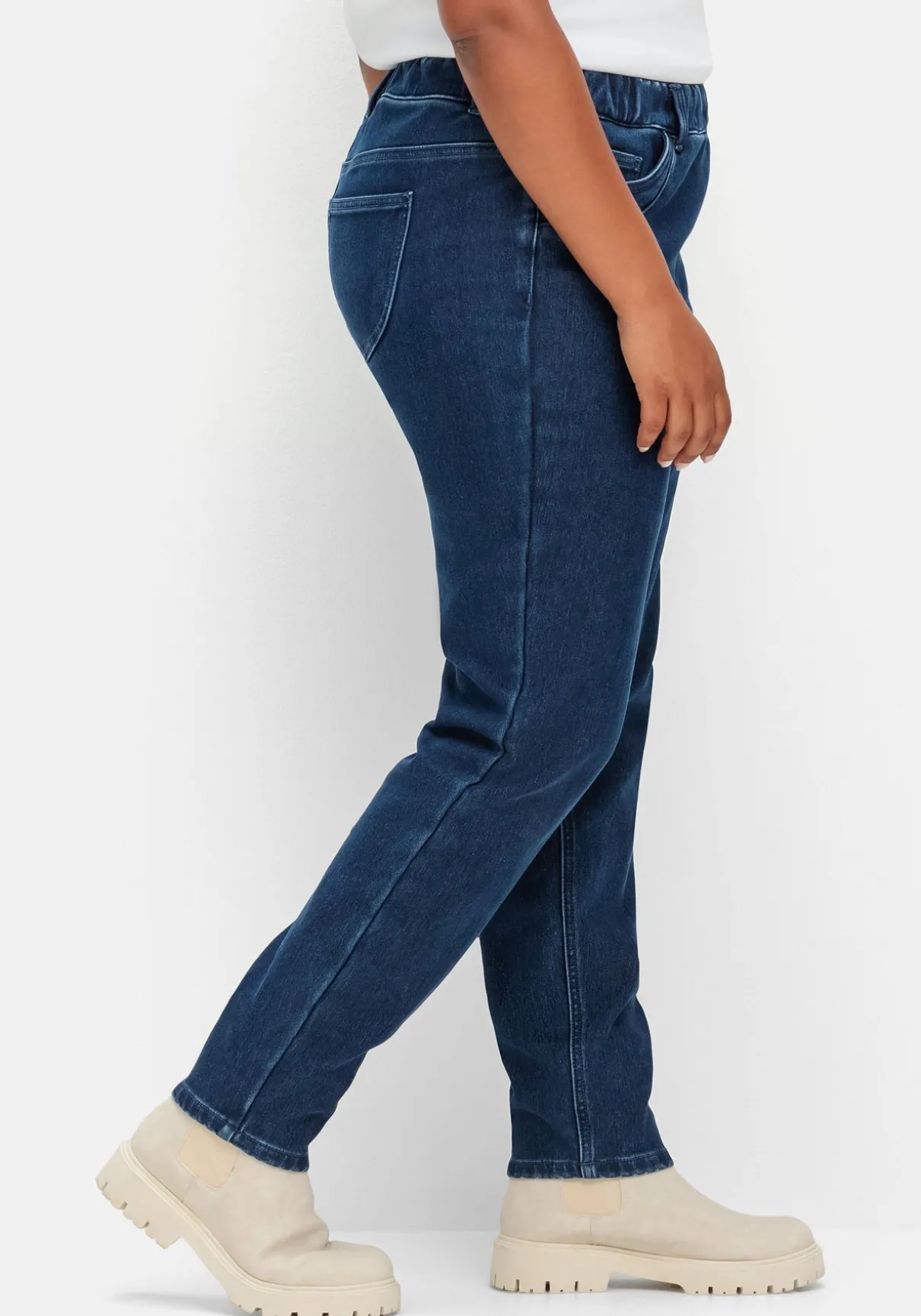 Skinny Thermojeans mit Fleece-Innenseite